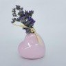 vaso decorativo ceramica coracao 022007 rosa casa cafe e mel 7