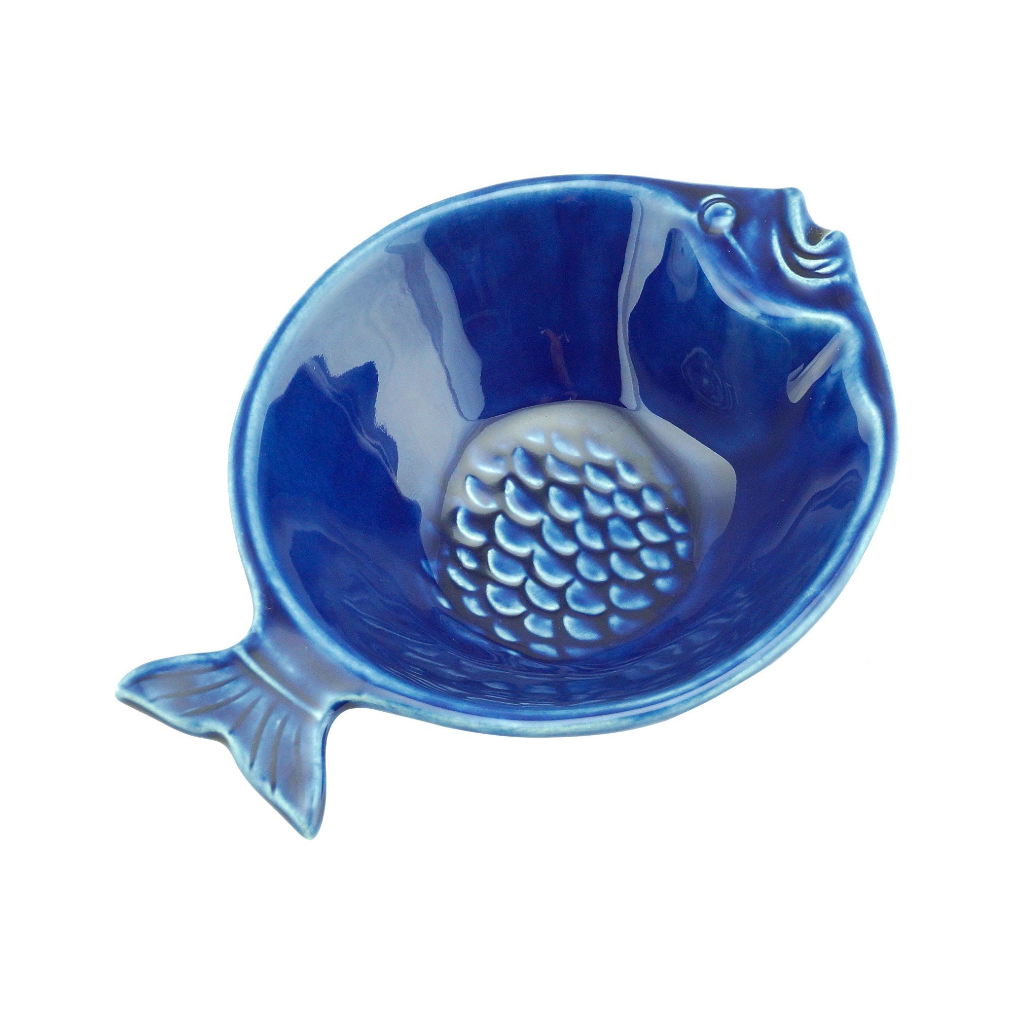 mini bowl petisqueira ceramica peixe ocean azul 14cm individual 28098 rojemac casa cafe mel 3