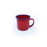caneca de metal retro esmaltada vermelho 3568 vm casa cafe mel 1