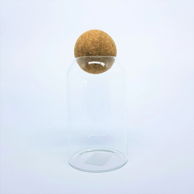 1887 pote vidro borossilicato com tampa esfera 19x6x9cm lyor casa cafe mel