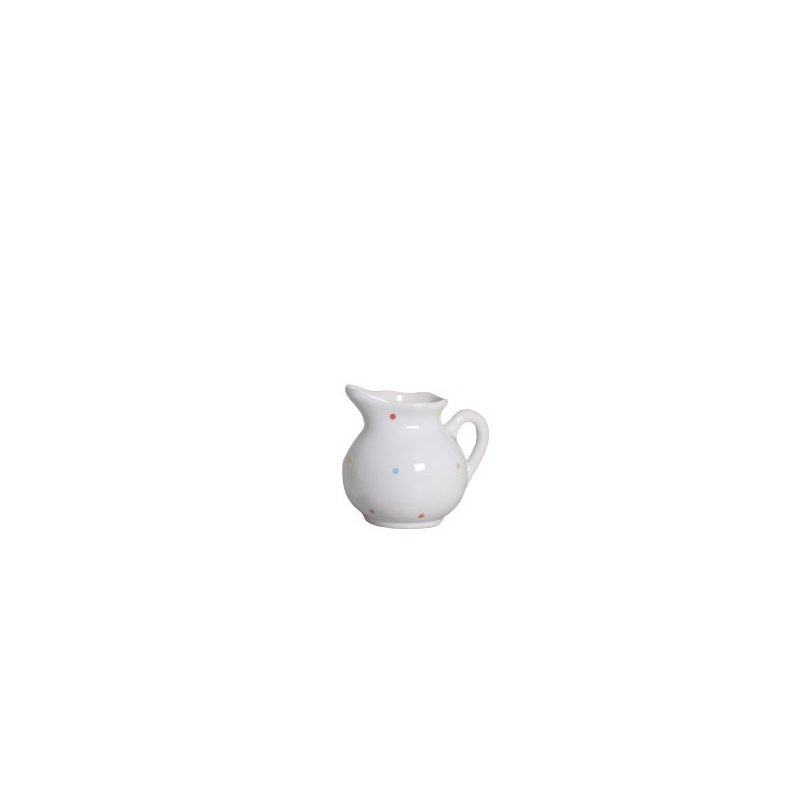 116 385 jarra leiteira ceramica 500ml poa colorido casa cafe mel