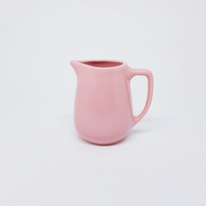 76 292 jarra leiteira ceramica 150ml lisa rosa casa cafe mel