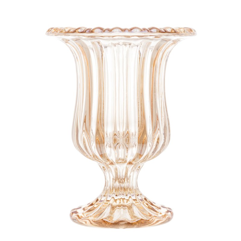 7755 vaso vidro renaissance ambar metalizado 14 5x11 5cm casa cafe mel 4