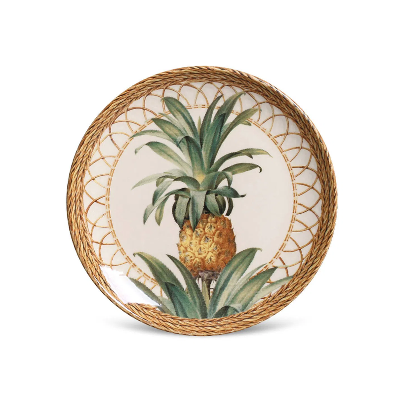 542094prato sobremesa ceramica coup pineapple natural 6 pecas porto brasil 5