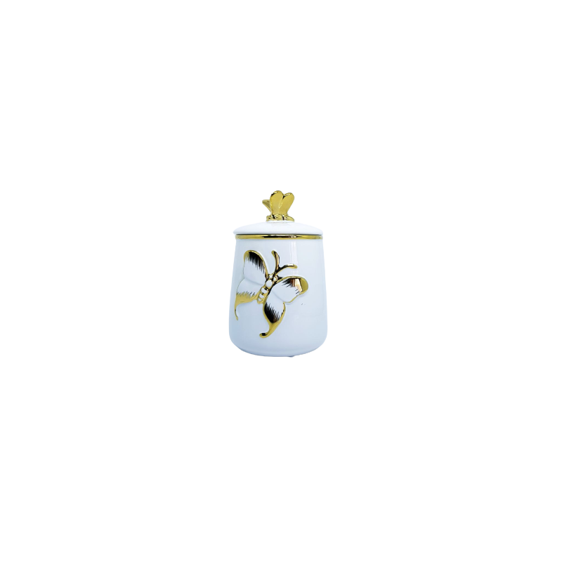 xt519 1 potiche de ceramica branco borboleta dourada casa cafe mel 2 removebg preview